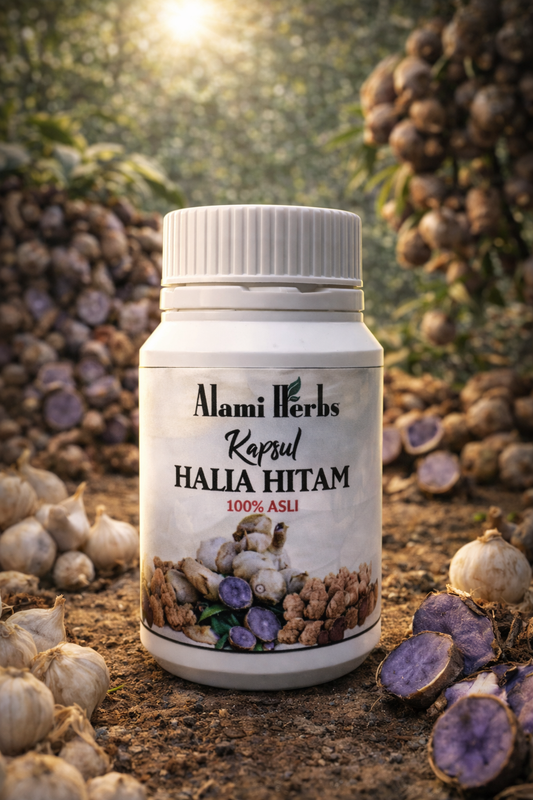 KAPSUL 100% HALIA HITAM ASLI